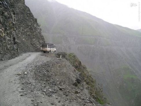 وحشتناک ترین جاده جهان +عکس