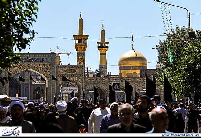 گزارش تصویری تشییع زائران آسمانی امام هشتم(ع) گزارش تصویری تشییع زائران آسمانی امام هشتم(ع)