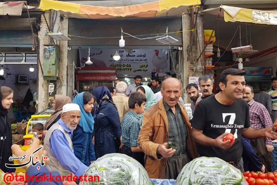 گزارشی از بازدید 4 ساعته مدیر و پرسنل زحمتکش اداره‌ کل دامپزشکی کردستان از بازار سنندج+تصاویر