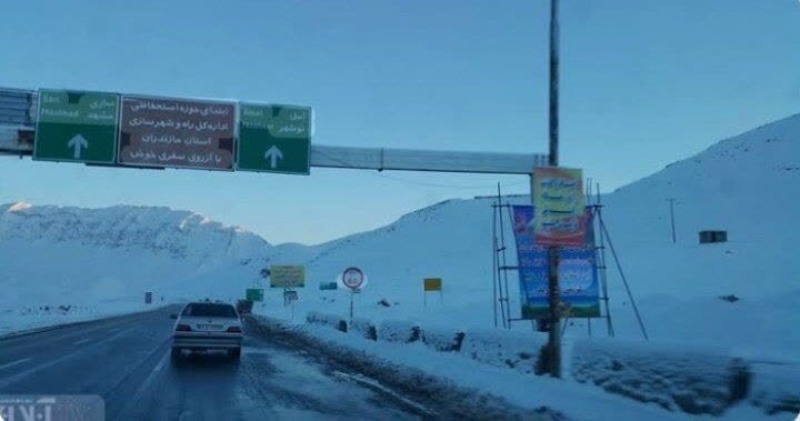 محور هراز برفی و بورانی است