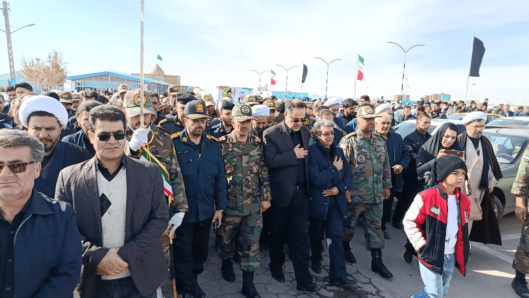 تشییع باشکوه پیکر دو شهید اقتدار در مراغه