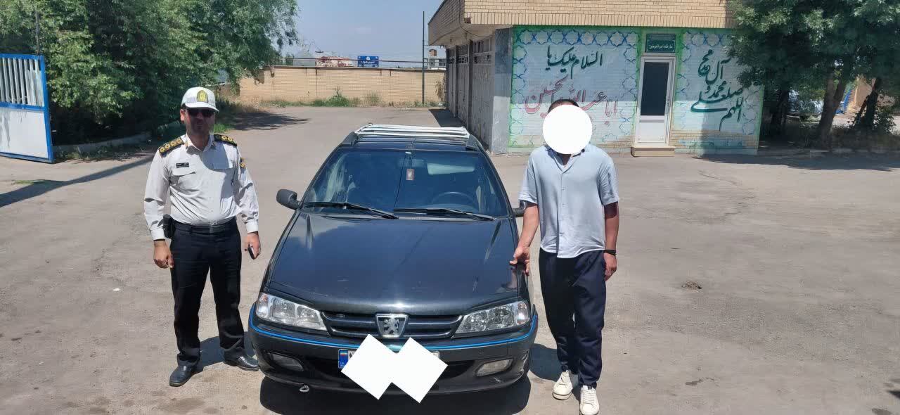 پژو پارس متخلف با ۱۸۰ میلیون خلافی در اردبیل توقیف شد پژو پارس متخلف با ۱۸۰ میلیون خلافی در اردبیل توقیف شد